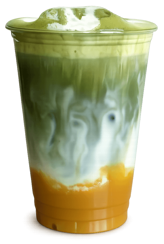 Mango Matcha Latte